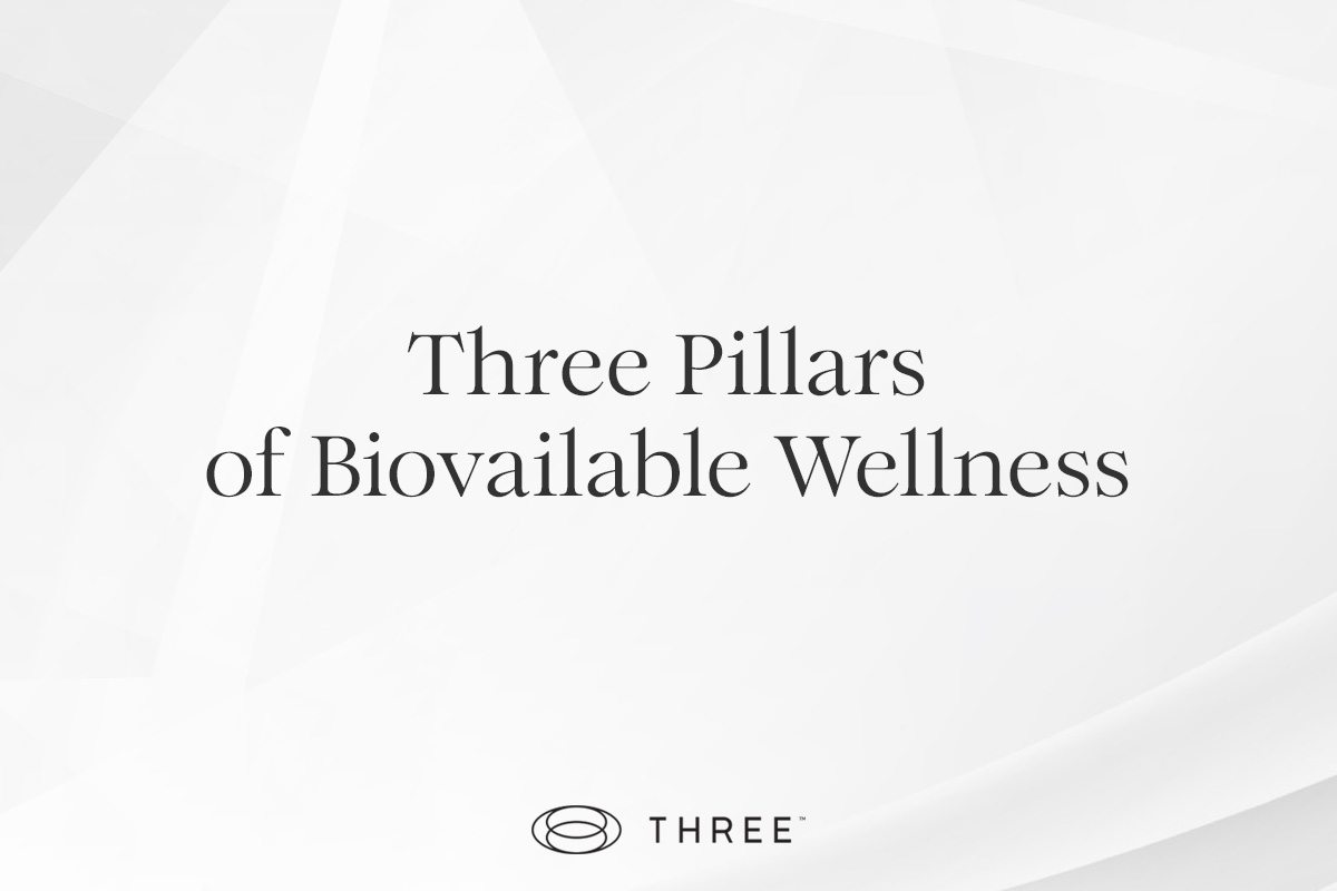 three pillars of bioavailable wellness